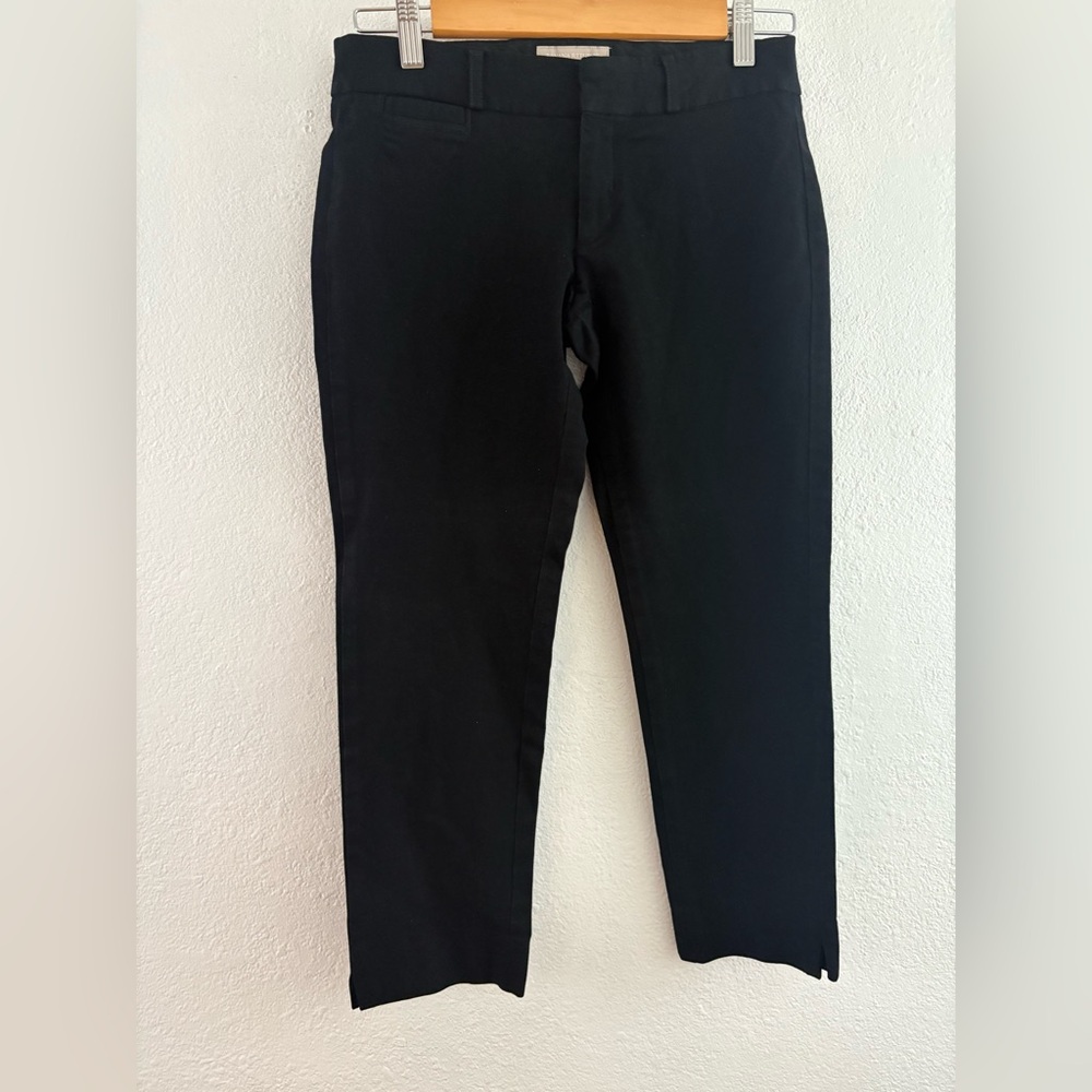 Banana Republic Sloan fit Short Black Slim Ankle Cropped pants size 2P